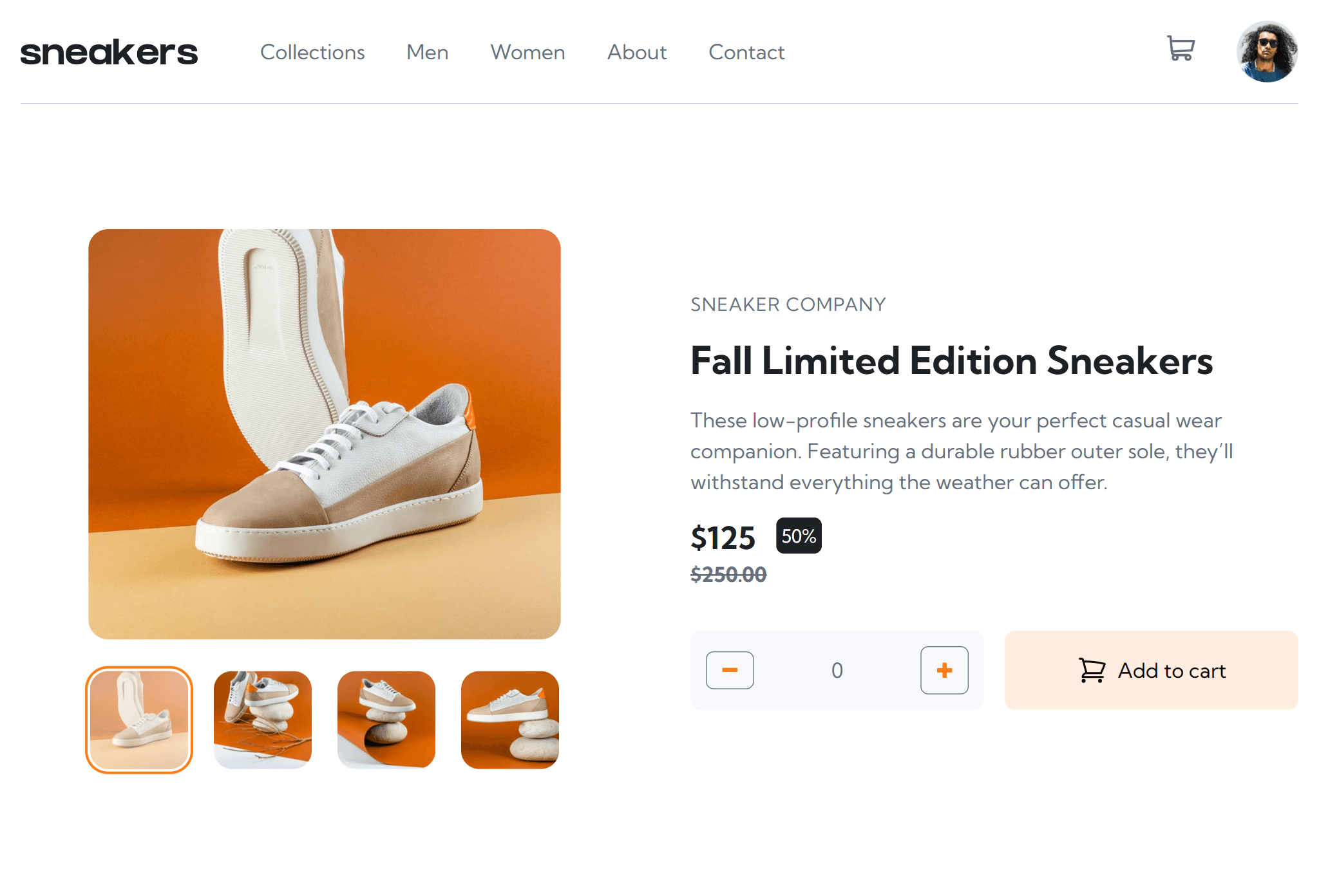 E-commerce Product Page